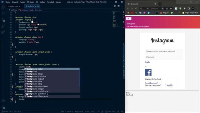 Instagram Login Page Clone | HTML & CSS смотреть онлайн