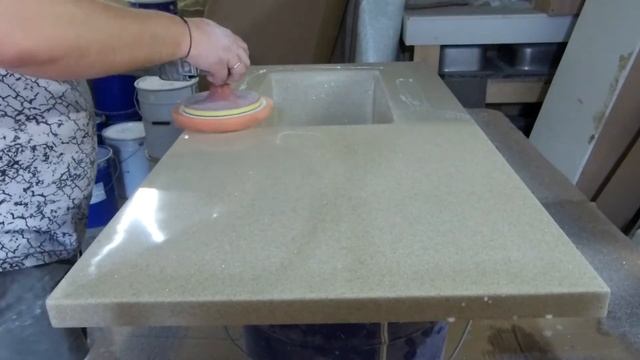 Полировка Столешницы из Искусственного камня смотреть онлайн
