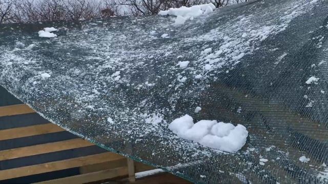Как ведёт себя сетка затенения под снегом смотреть онлайн