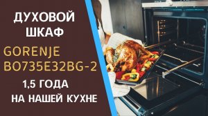 Духовой шкаф Gorenje (Горенье) BO735E32BG-2. 1,5 года на нашей кухне. Мнение.