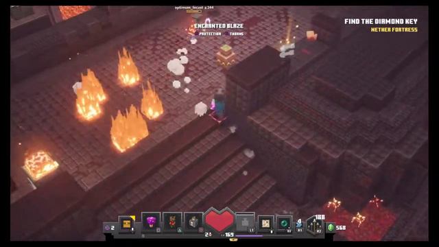 Minecraft Dungeons - Flames of The Nether DLC смотреть онлайн