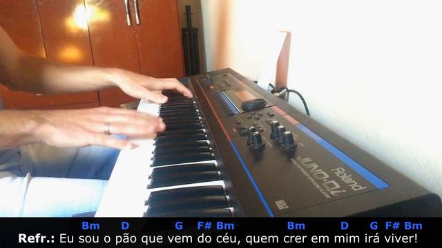 EU SOU O PÃO QUE VEM DO CÉU - Comunhão de CORPUS CHRISTI (CIFRA) смотреть онлайн