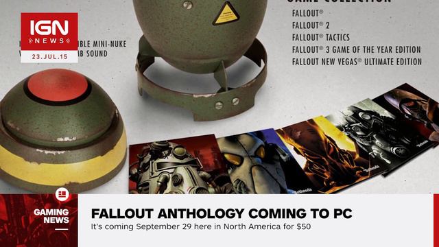 Fallout Anthology Coming to PC - IGN News смотреть онлайн