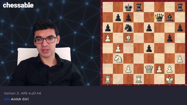 13. Italian 3...Nf6 4.d3 h6 смотреть онлайн