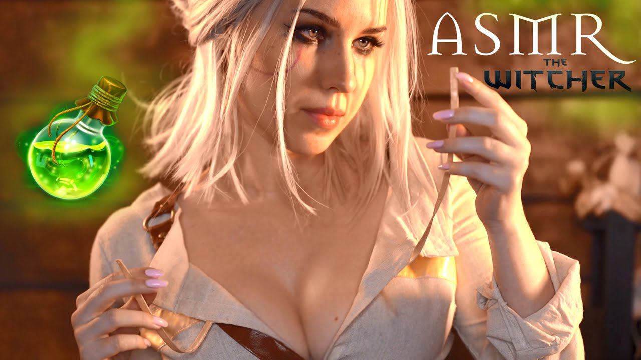 АСМР ВЕЧЕРНЯЯ РУТИНА ЦИРИ ЭЛИКСИРЫ ВЕДЬМАКА Хижина Травника | ASMR Herbalist's hut смотреть онлайн