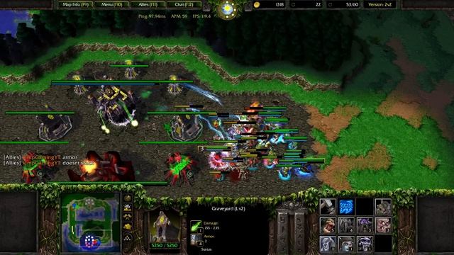 Survival Chaos 2 vs 2 in Warcraft | The Horde Versus The Undead смотреть онлайн