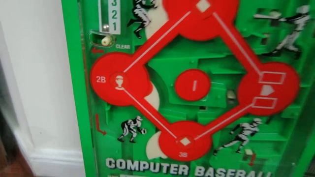 Computer Baseball Vintage game play 70s 80s marble pachinko Epoch Playthings смотреть онлайн