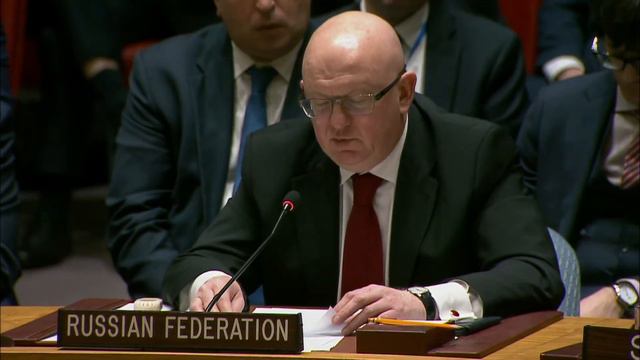 Выступление В.А.Небензи на заседании Совета Безопасности по Ближнему Востоку смотреть онлайн