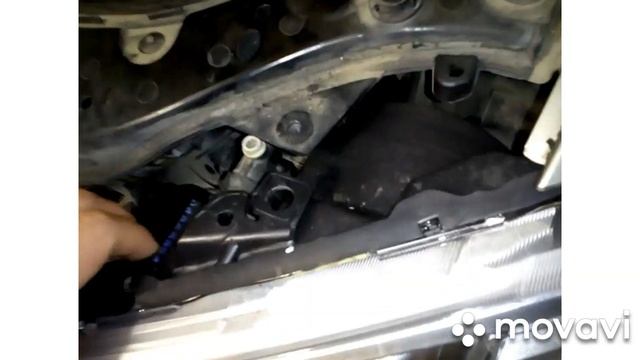 Рено Меган 2-как снять передний бампер,фары ☝️и продолжение восстановления ближнего света!( часть 3 смотреть онлайн