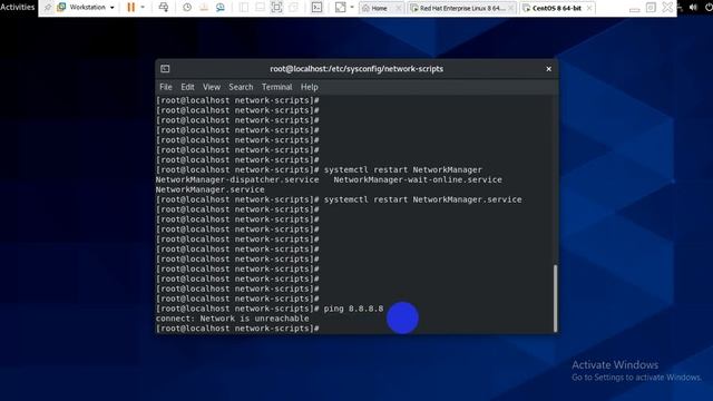 Activation Of Network Connection Failed