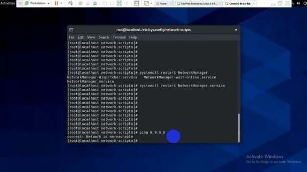 Activation of Network Connection Failed