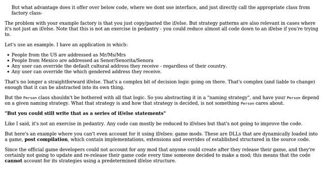 Software Engineering: Advantages of strategy design pattern versus simple if-else (3 Solutions!!) смотреть онлайн