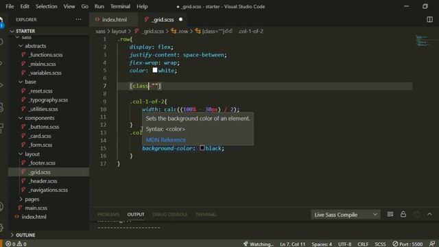 SASS 23-dars. grid bilan ishlash смотреть онлайн