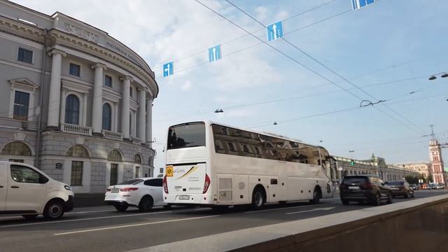 ⁴ᴷ RUSSIA ST PETERSBURG | NEVSKY AVENUE | Best Virtual Walking Tour смотреть онлайн