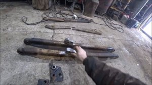Самодельные тяги навески из рельс для МТЗ