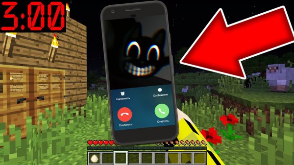 МУЛЬТЯШНЫЙ КОТ позвонил в 3 ЧАСА НОЧИ в МАЙНКРАФТ ! CARTOON CAT SCP 1923 MINECRAFT