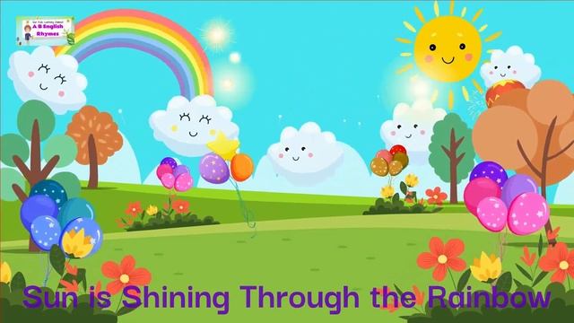 Red Orange Yellow Green Blue indigo Violet | Rainbow Colors Animation Song | @abenglishrhymes смотреть онлайн