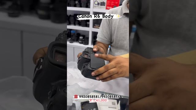 Second-Hand Canon EOS R6: Best Camera At Cheapest Rate | Wholesale Camera Market Of Mumbai.