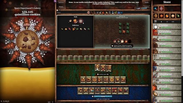 Cookie Clicker - Golden Clover obtained !!!!!!111!!one смотреть онлайн