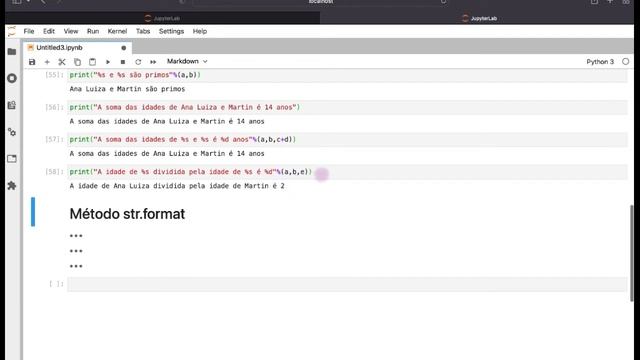 01 - Função print do Python com o operador módulo e o método format смотреть онлайн