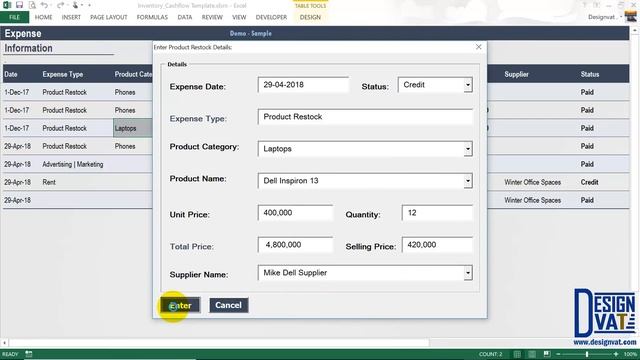 Daily Sales & Inventory Tracking Spreadsheet [Inventory Excel Template] - Part 2 смотреть онлайн