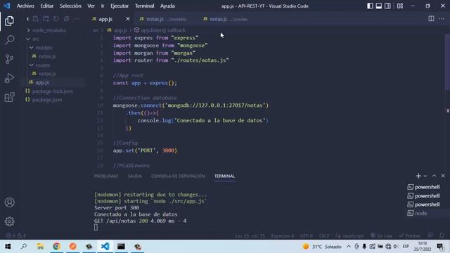 Crea una API REST con Express y MongoDB | moduelo import смотреть онлайн