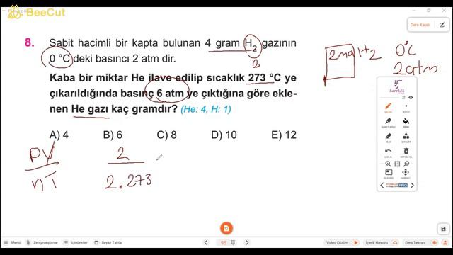 #yks2023 AYT KİMYA SORU ÇÖZÜMÜ-4 ( Gazlar-2) смотреть онлайн