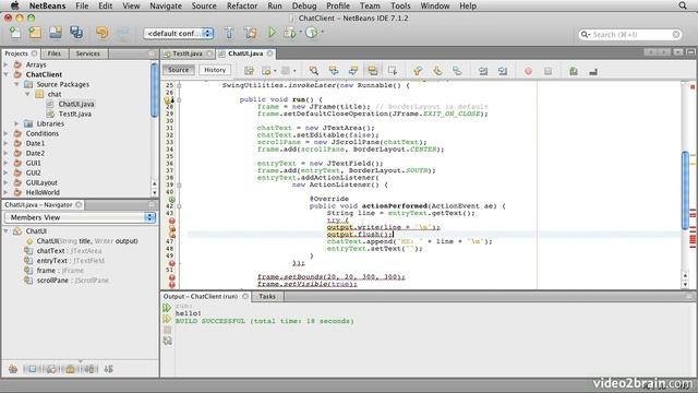 Java Creating a Chat Program смотреть онлайн