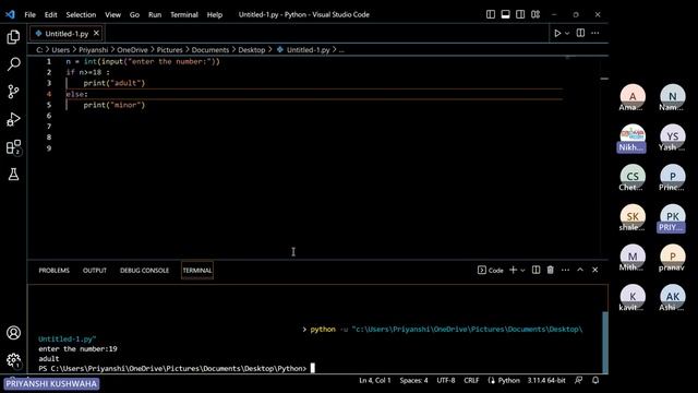 Python Day 3 - Conditional Statements - If Else, elif смотреть онлайн
