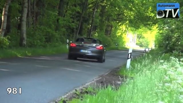 718 Vs 981 Porsche Boxster S Sound Comparison