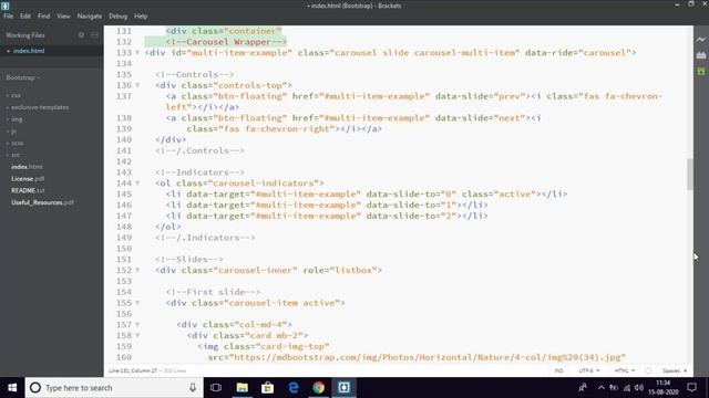 Bootstrap Responsive Carousel | MDBootstrap 4 | Code Generator | CG. смотреть онлайн
