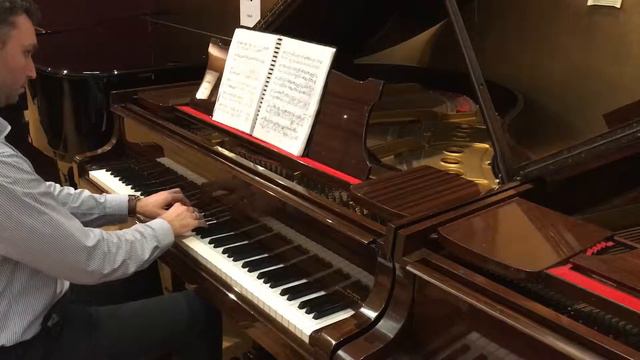 Steinway & Sons Model S-155 Grand Piano #378391 (1962) in Polished Mahogany смотреть онлайн