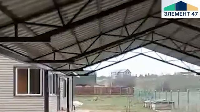 Навес двухсткатный из профлиста