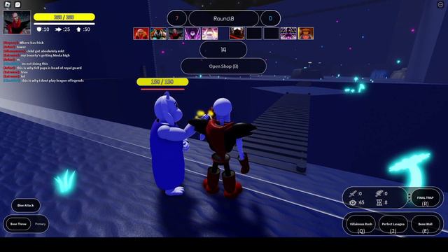 Winning a match with Oyun (The creator) in: Undertale: Fall of the multiverse смотреть онлайн