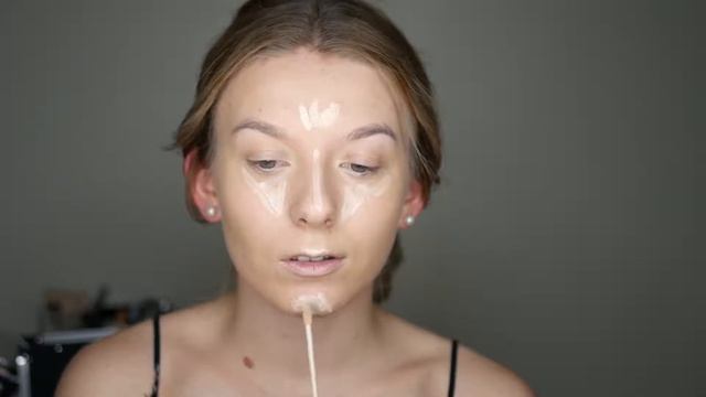 Макияж с красной помадой. ЧАСТЬ1 || Как сделать идеальную кожу смотреть онлайн