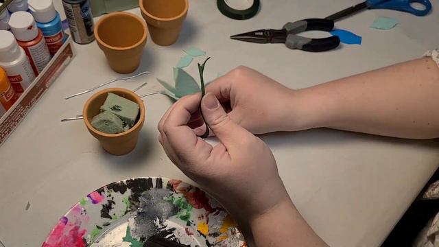 Felt Succulent Floral Arrangement Tutorial... Kind of? смотреть онлайн