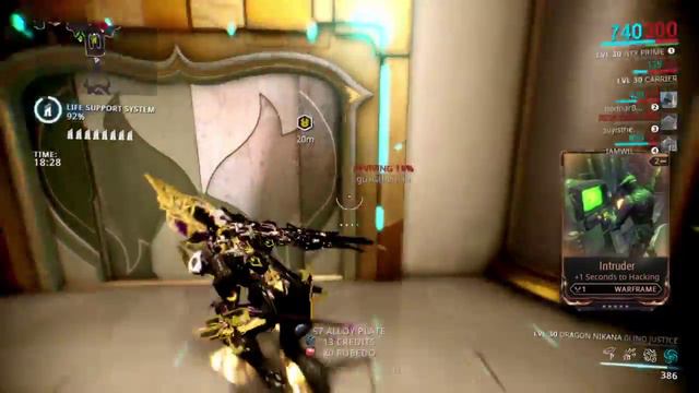 Warframe Nyx prime and Dragon Nikana play смотреть онлайн