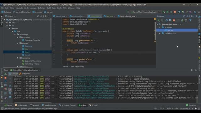 JPA @ManyToMany Mapping With Embedded ID as the Composite Key And How to Insert Data смотреть онлайн