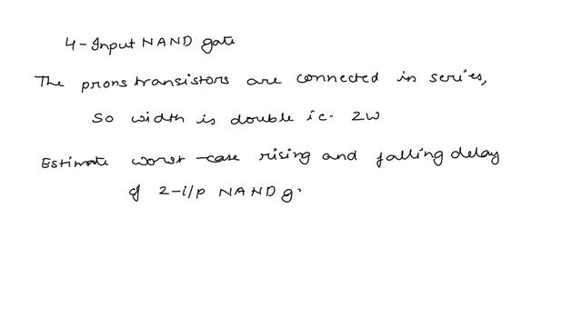 For a CMOS technology node; 25hp 3 input NAND gate is designed with transistor widths chosen t0 ach смотреть онлайн