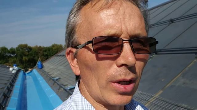 Полимерная гидроизоляция водоприемного кровельного лотка. смотреть онлайн