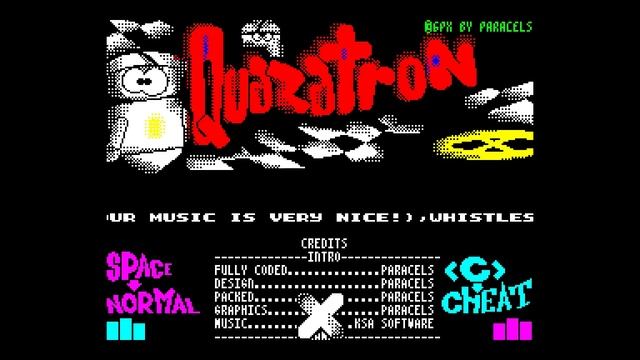 Quazatron Crack Intro - The X Files Hackers Group [#zx spectrum] смотреть онлайн