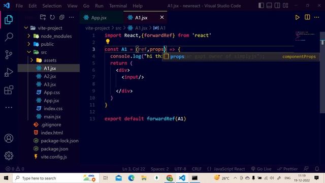 #25 Learn Forward ref Hooks in React in Hindi | reactjs course смотреть онлайн