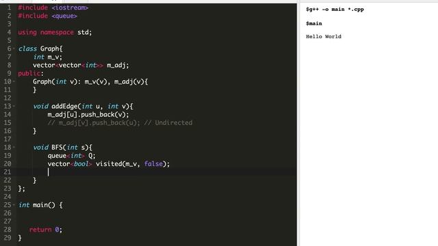 Breadth First Search in Data Structure | Graph Traversal | BFS Algorithm | C++ Java Python смотреть онлайн
