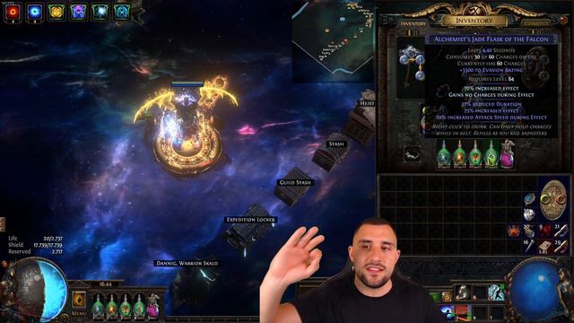 [3.21] My Mageblood Manabond Mjolner Build on POE ! Any content ! Super Damage + Super Tanky ! смотреть онлайн