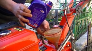 Замена масла в редукторе мотоблока