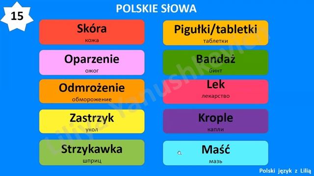 2. Польские слова. Język Polski.