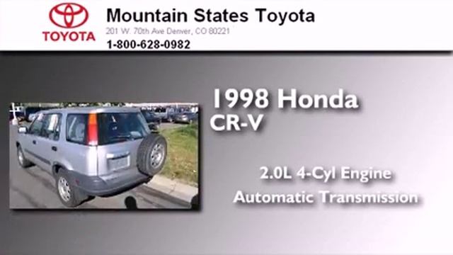 1998 Honda CR-V Denver CO 80221 смотреть онлайн