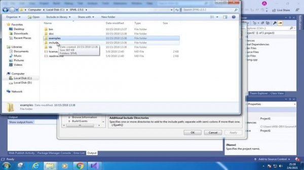 Creating a ping pong game in c++ with SFML and Visual Studio 2019