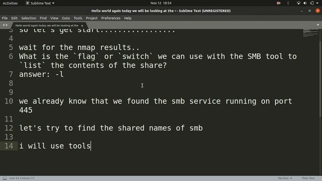 Dancing HTB Walkthrough Challenge