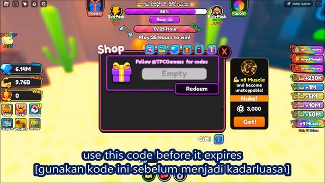 NEW UPDATE [Free Huge pets] Strong Muscle Simulator ROBLOX | CODES | 30 APRIL 2023 смотреть онлайн